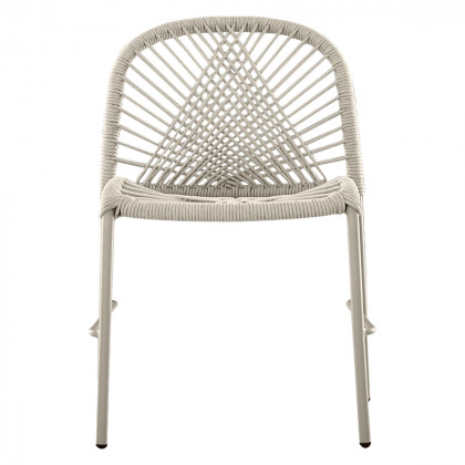 Mobital - Kamari Indoor/Outdoor Dining Chair Stackable in Taupe