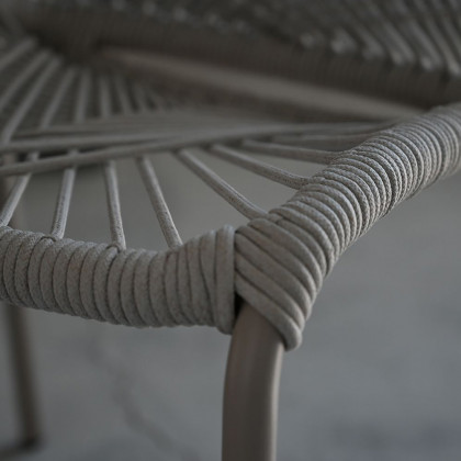 Mobital - Kamari Indoor/Outdoor Dining Chair Stackable in Taupe