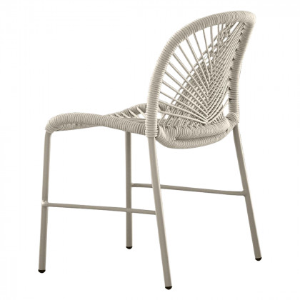 Mobital - Kamari Indoor/Outdoor Dining Chair Stackable in Taupe