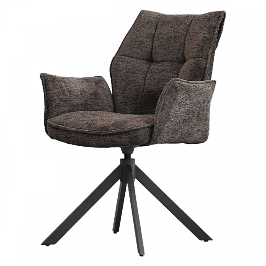 Mobital - Louis Dining Chair Swivel 360 Espresso