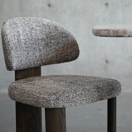 Mobital - Sake Dining Chair in Koala Tweed