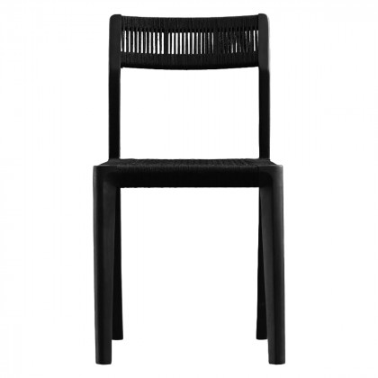 Mobital - Vent Dining Chair in Black Soot