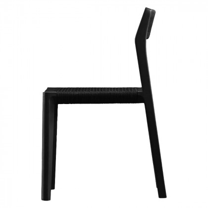 Mobital - Vent Dining Chair in Black Soot