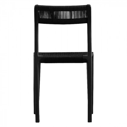 Mobital - Vent Dining Chair in Black Soot