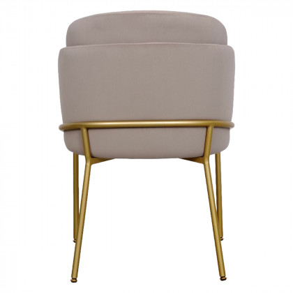 Mobital Wallen Dining Chair - Champagne