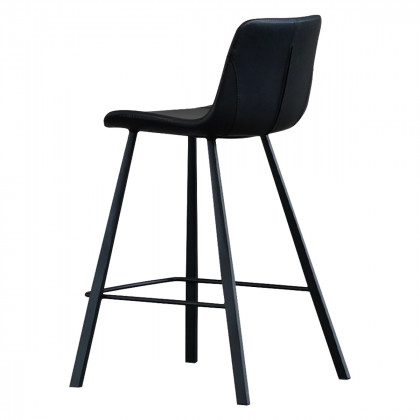 Mobital - Billy Counter Stool in Pebbled Black