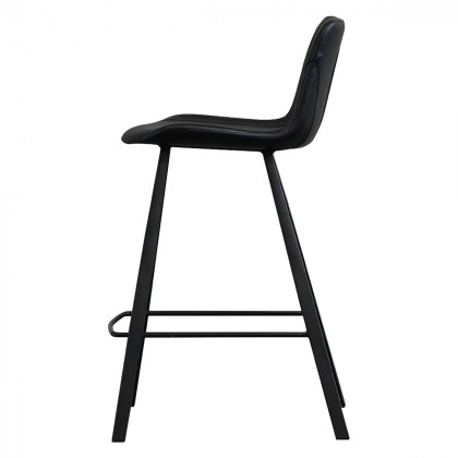 Mobital - Billy Counter Stool in Pebbled Black