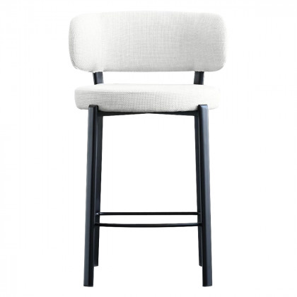 Mobital - Lily Counter Stool in Alabaster Hopsack