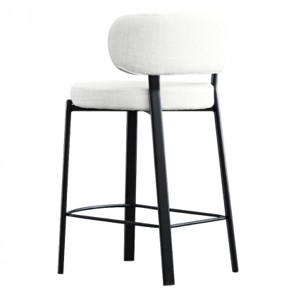 Mobital - Lily Counter Stool in Alabaster Hopsack