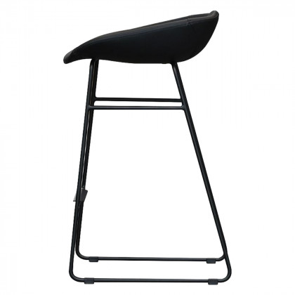 Mobital - Rafa Counter Stool in Pebbled Black