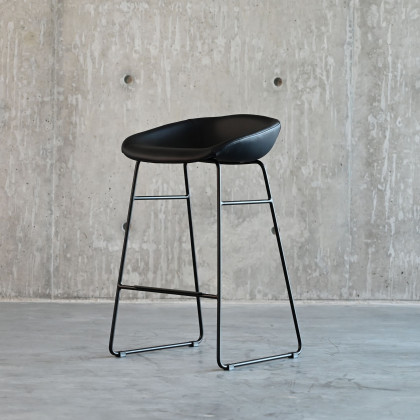 Mobital - Rafa Counter Stool in Pebbled Black