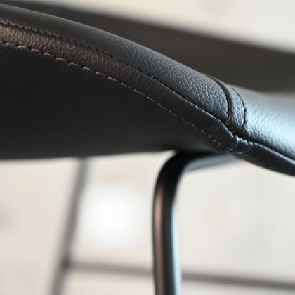 Mobital - Rafa Counter Stool in Pebbled Black