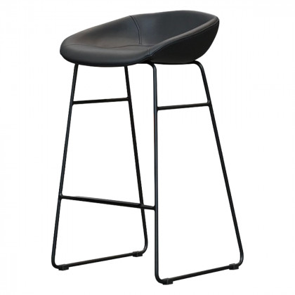Mobital - Rafa Counter Stool in Pebbled Black