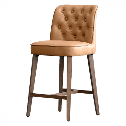 Mobital - Roulette Counter Stool in Saddle Brown