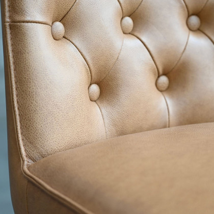 Mobital - Roulette Counter Stool in Saddle Brown