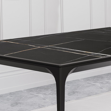 Mobital - Capri Dining Table in Safari Black