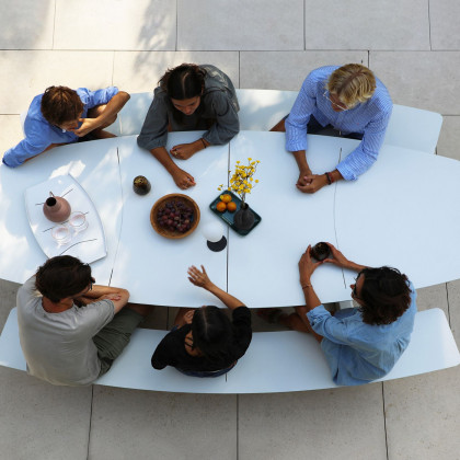Mobital - Picco Garden Table in White