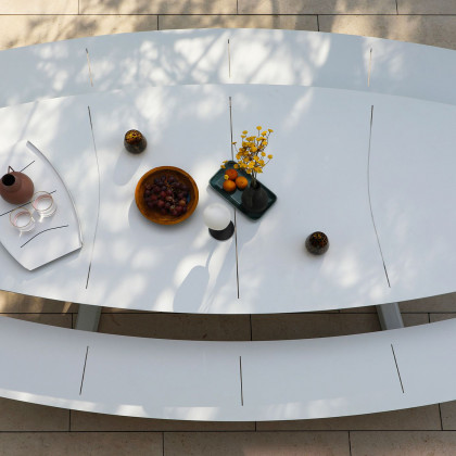 Mobital - Picco Garden Table in White