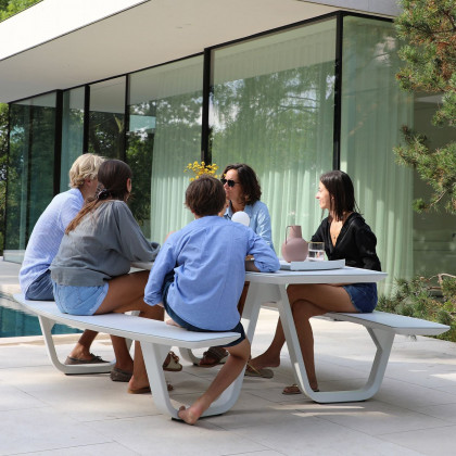 Mobital - Picco Garden Table in White