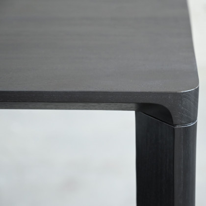 Mobital - Plank Dining Table in Black Soot