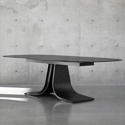 Mobital - Ponza Dining Table in Black Modern