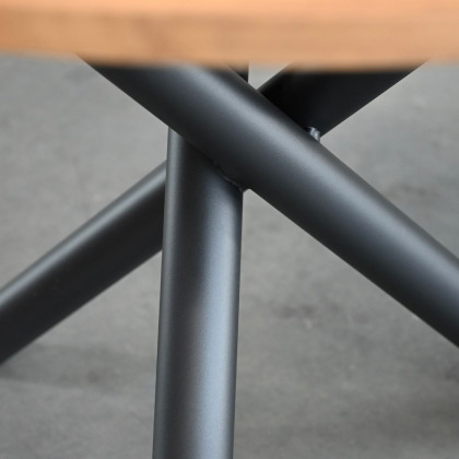 Mobital - Torch Round Dining Table in Teak Top