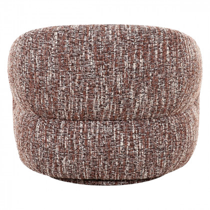 Mobital - Dame Lounge Chair Swivel Two-Toned Pinot