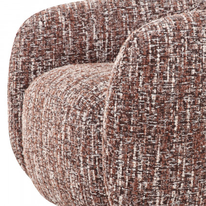 Mobital - Dame Lounge Chair Swivel Two-Toned Pinot