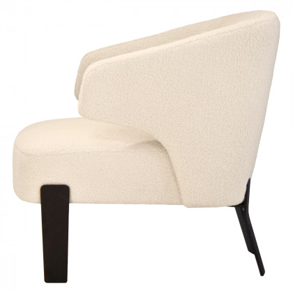 Mobital - Rancho Lounge Chair Cream Teddy Fabric