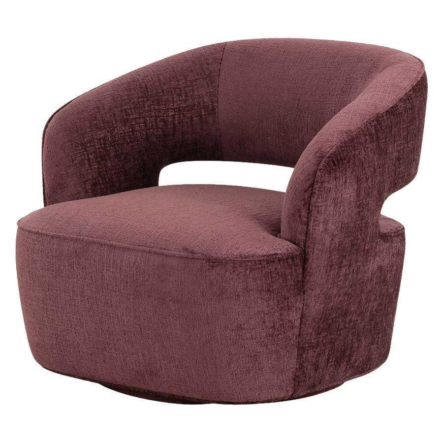 Mobital - Dahlia Lounge Chair Swivel Claret