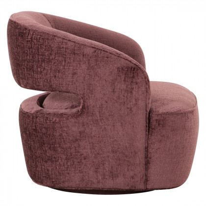 Mobital - Dahlia Lounge Chair Swivel Claret