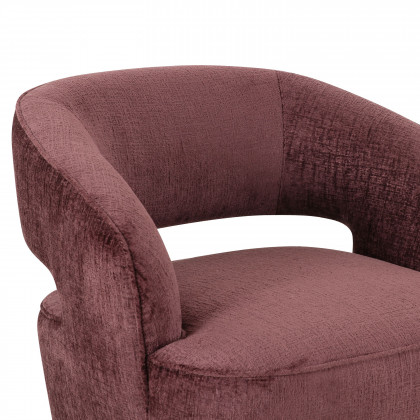 Mobital - Dahlia Lounge Chair Swivel Claret