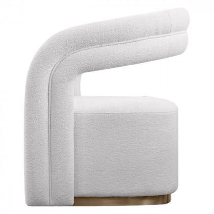 Mobital - Juniper Lounge Chair in Opal White