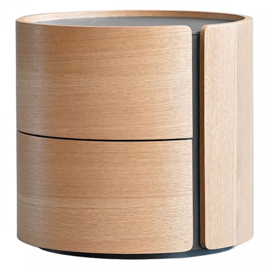 Mobital Burrow Night Table - White Oak