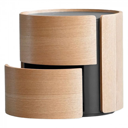 Mobital Burrow Night Table - White Oak