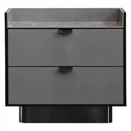Mobital - Salazar Side Table in Smoke Gray