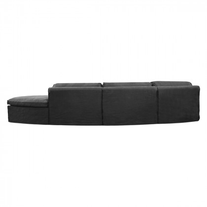 Mobital - Fauna Sectional in Black