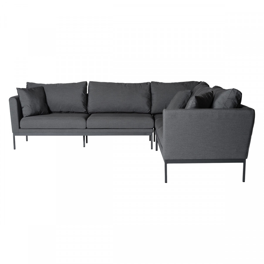 Mobital - Huntington Fabric Sectional in Carbon Gray