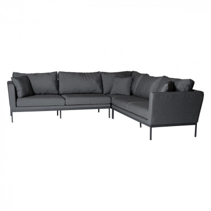 Mobital - Huntington Fabric Sectional in Carbon Gray