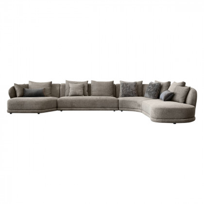 Mobital - Voltaire Sectional Lsf Brindle Brown
