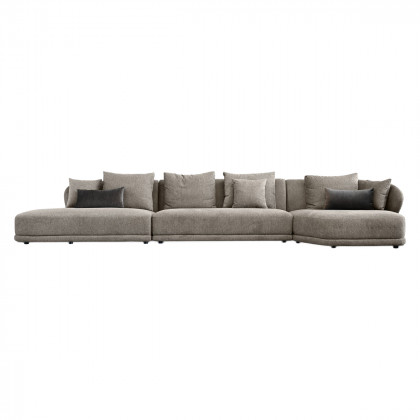 Mobital - Voltaire Sectional Lsf Brindle Brown