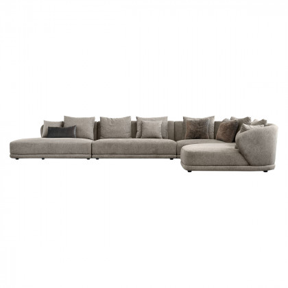 Mobital - Voltaire Sectional Lsf Brindle Brown