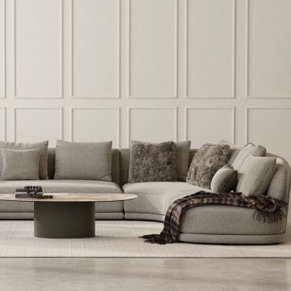 Mobital - Voltaire Sectional Lsf Brindle Brown