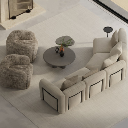 Mobital - Maarten Raf Sectional in Desert Taupe