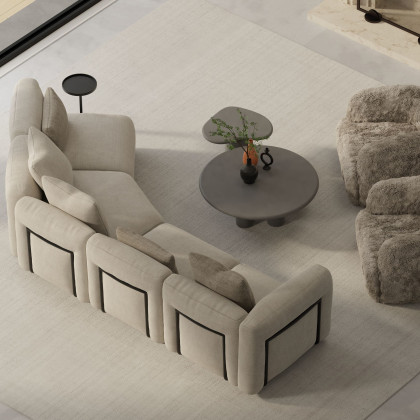 Mobital - Maarten Raf Sectional in Desert Taupe