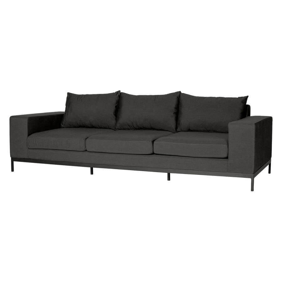 Mobital - Jericho Fabric Sofa in Charcoal