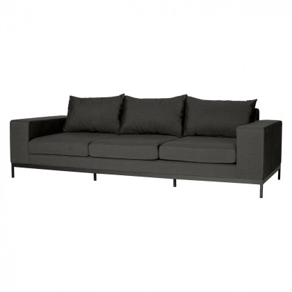 Mobital - Jericho Fabric Sofa in Charcoal