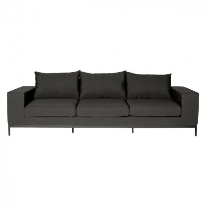Mobital - Jericho Fabric Sofa in Charcoal
