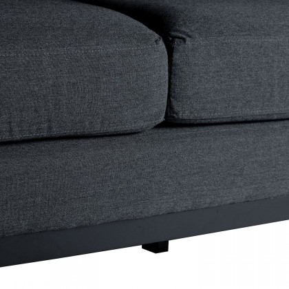 Mobital - Jericho Fabric Sofa in Charcoal
