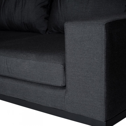 Mobital - Jericho Fabric Sofa in Charcoal